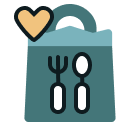 meal delivery icon